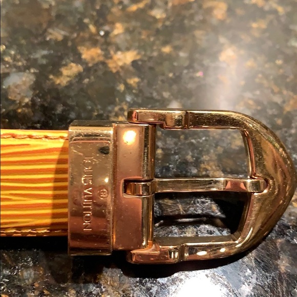 Louis Vuitton Yellow Epi Belt - Picture 2 of 7
